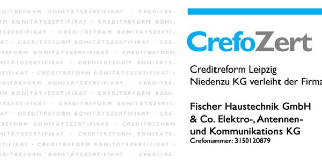 FHT ist bonitätszertifiziert